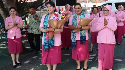 Kunjungan Kerja Ketua Bhayangkari Daerah DIY ke Gunungkidul.