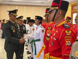 Danrem 072/Pamungkas Hadiri Pengukuhan Paskibraka DIY Tahun 2026
