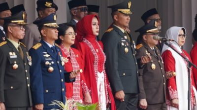 Danrem 072/Pamungkas Hadiri Upacara HUT Ke-81 Kemerdekaan RI di Gedung Agung Yogyakarta