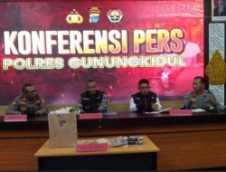 Polres Gunungkidul mengungkap kasus pembakaran gedung sekolah Madrasah Ibtidaiyah