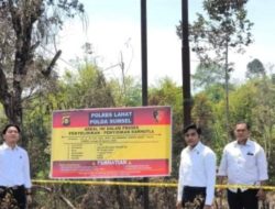 Buka Lahan dengan Membakar, W (59) Diproses Hukum Polres Lahat