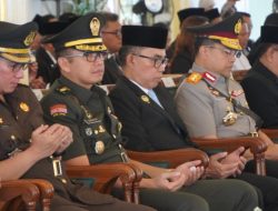 Kasrem 072/Pamungkas Hadiri Pelantikan Pejabat Pemda DIY