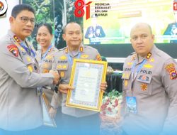 Toreh Nilai Sempurna Polres Sawahlunto Di Anugerahi Penghargaan Kapolri