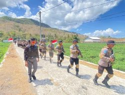 Jalan Juang Divhubinter Polri 2026 Digelar di Bantul, 150 Peserta Jalani Long March hingga Pembaretan