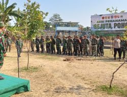 Sambut HUT ke-81 TNI & HUT Ke-76 Kodam IV/Dip, Kodim 0735/Surakarta Tanam Pohon Produktif di Kampung Sewu