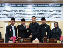 DPRD Padang Panjang Setujui Perubahan APBD 2026, Penyertaan Modal Rp26,64 Miliar ke Perumdam Jadi Ranperda