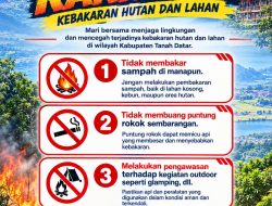 Kabut Asap Mengancam, Kapolres Tanah Datar AKBP Marwan Fajrin Jangan Bakar Lahan, Api Bisa Jadi Bencana