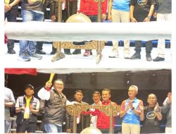 Dandim 0307/Tanah Datar Letkol Hendriana Hadiri Pembukaan Tinju Porprov XVI Sumbar 2026, Bupati Eka Putra Tekankan Sportivitas