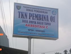 Diduga Disdik Pessel Intervensi Pengadaan Plang Merek Sekolah